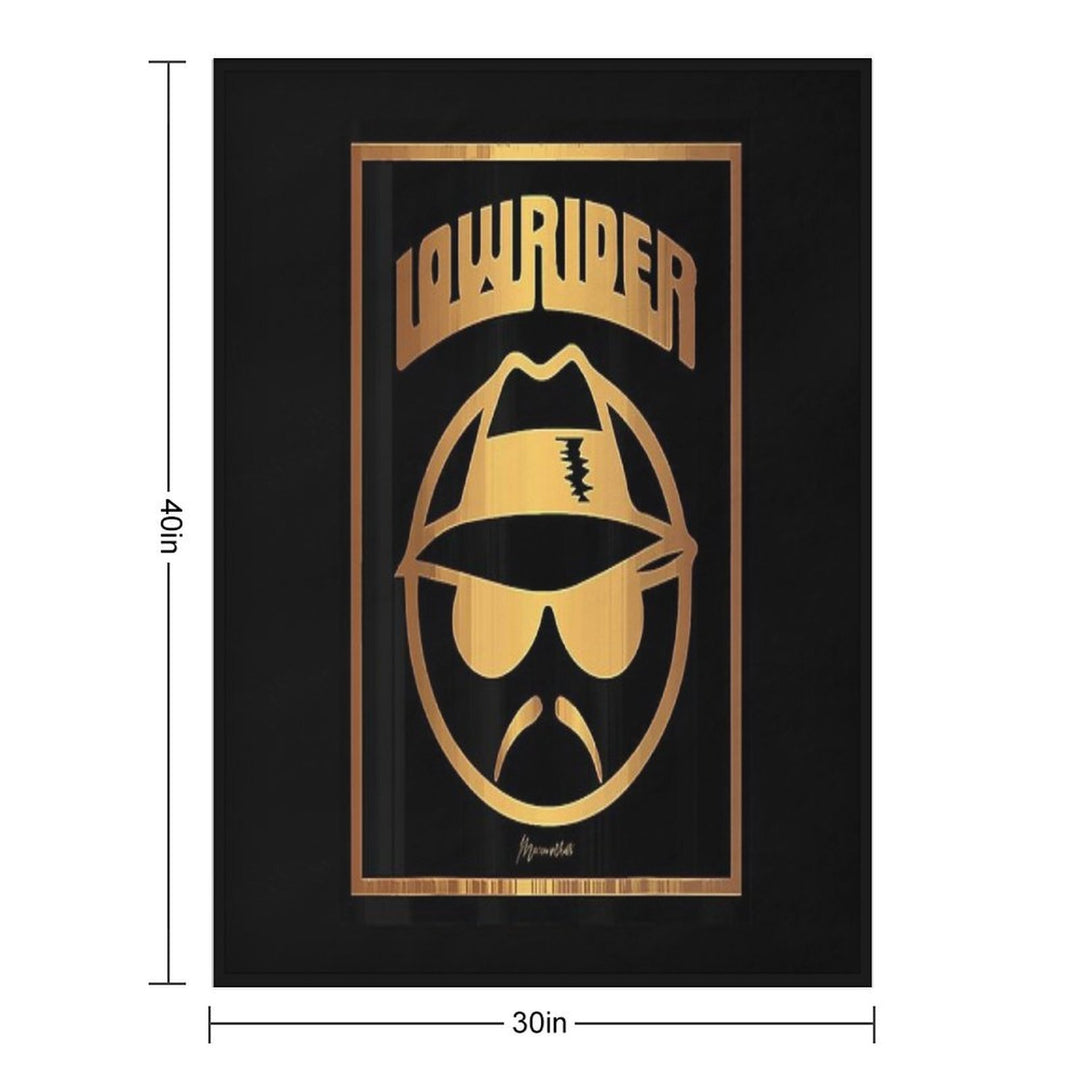 LOWRIDER GOLD T SHIRT Anti-pilling Throw Blanket