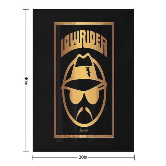 LOWRIDER GOLD T SHIRT Anti-pilling Throw Blanket