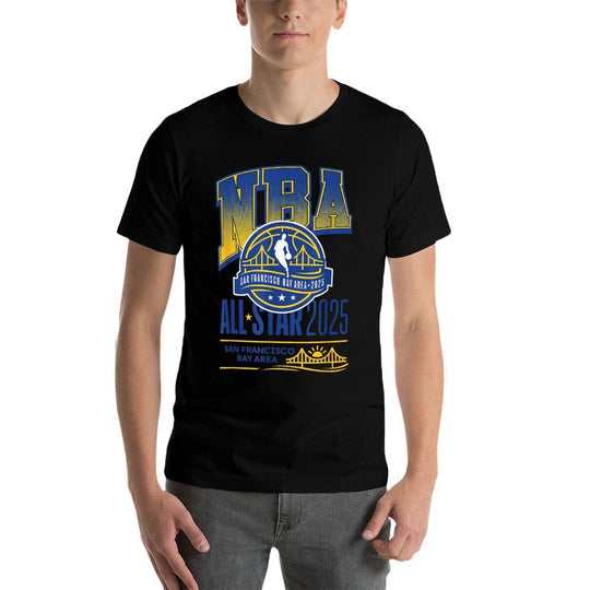 NBA Officially Licensed 2025 All Star  Summer-ready Fabric T-Shirt