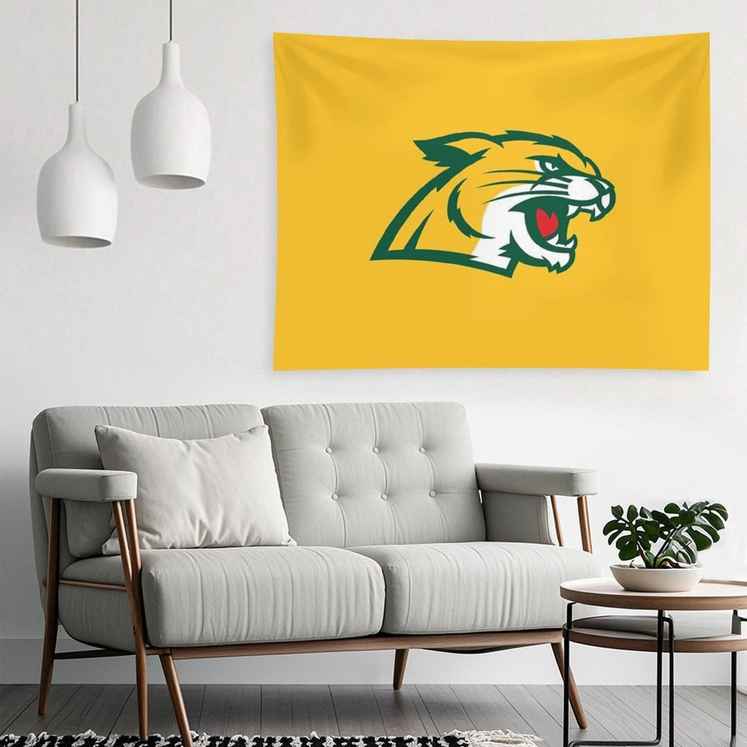 Northern Michigan Green Yellow Tapestry