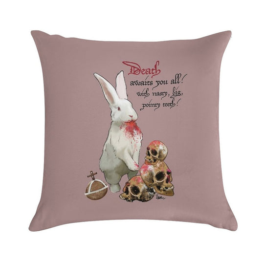 Killer Rabbit Soft Reinforced Edging Throw Pillow