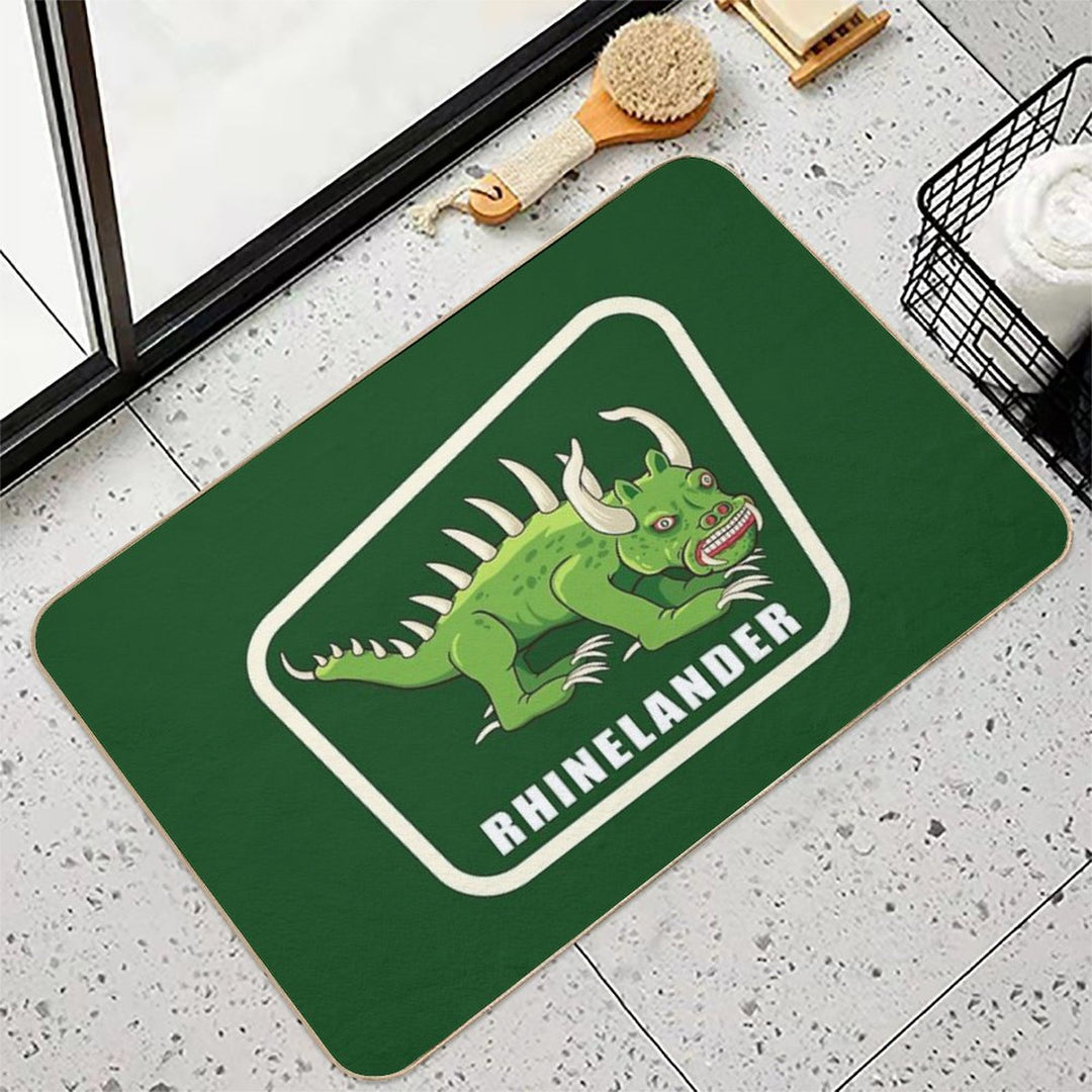 Hodag Green Terror of The Northwoods  Easy Maintenance Bath Mat
