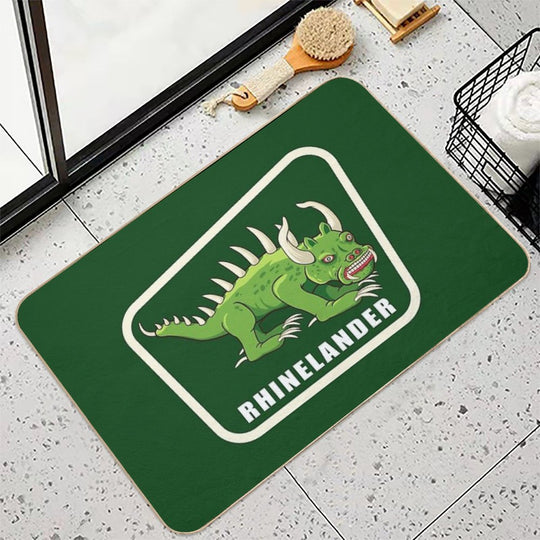 Hodag Green Terror of The Northwoods  Easy Maintenance Bath Mat