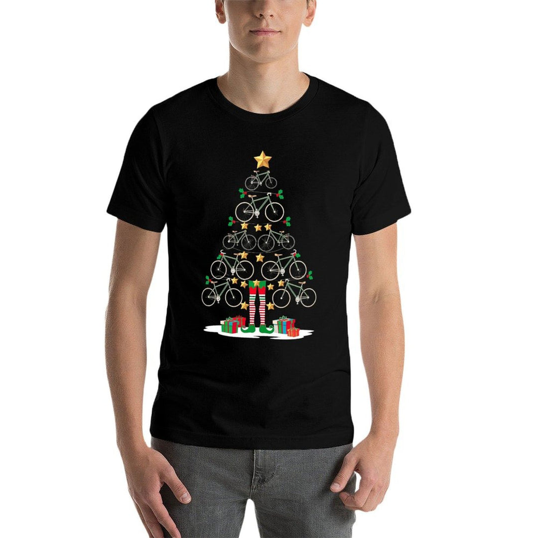 Christmas Ornament Bicycle Christmas Tree Bicycle Lover Xmas  Vintage-inspired T-Shirt