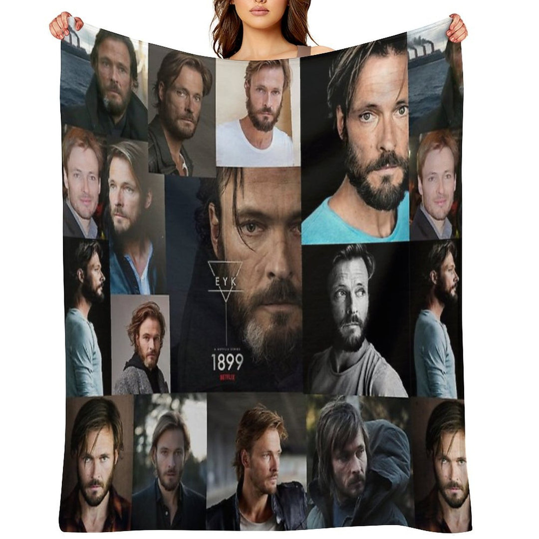 Andreas Pietschmann Collage Design Velvety-soft Throw Blanket