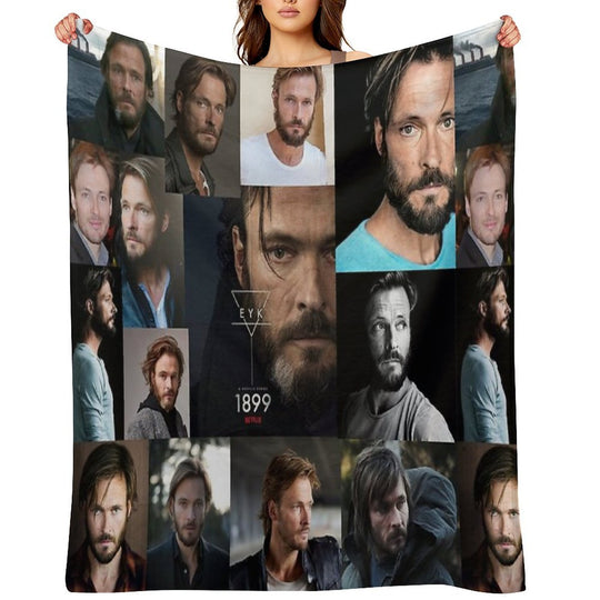 Andreas Pietschmann Collage Design Velvety-soft Throw Blanket