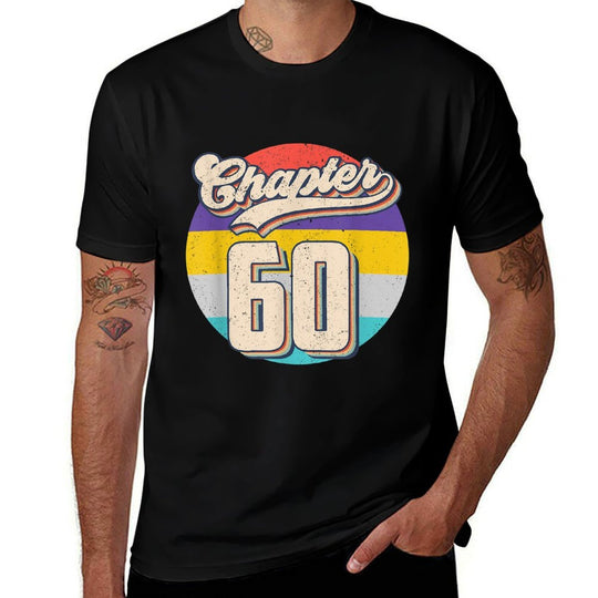 Retro Chapter 60 Years Old Vintage 1961 60th Birthday Gifts  Wrinkle-resistant T-Shirt