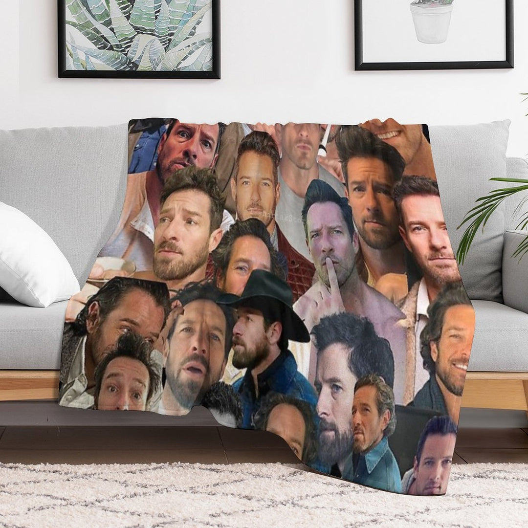 Ian Bohen Photo Collage All-season Throw Blanket