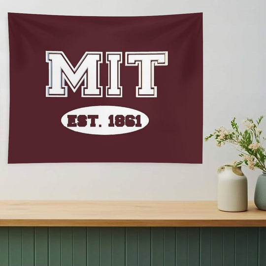 MIT EST 1861 MASSACHUSETTS  VARSITY Tapestry