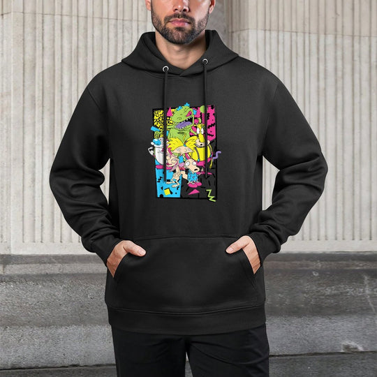 Nickelodeon Retro 90s Nick Party Cotton-Polyester Blend Hoodie