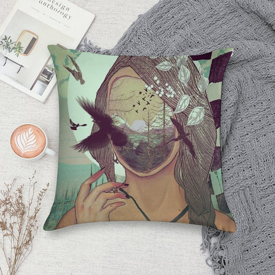 MOOD Soft Fade-Resistant Throw Pillow