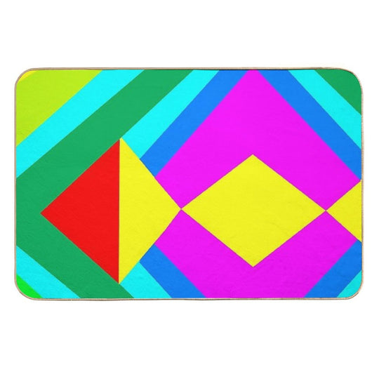 Arbitrary Abstract  Slip-Resistant Bath Mat