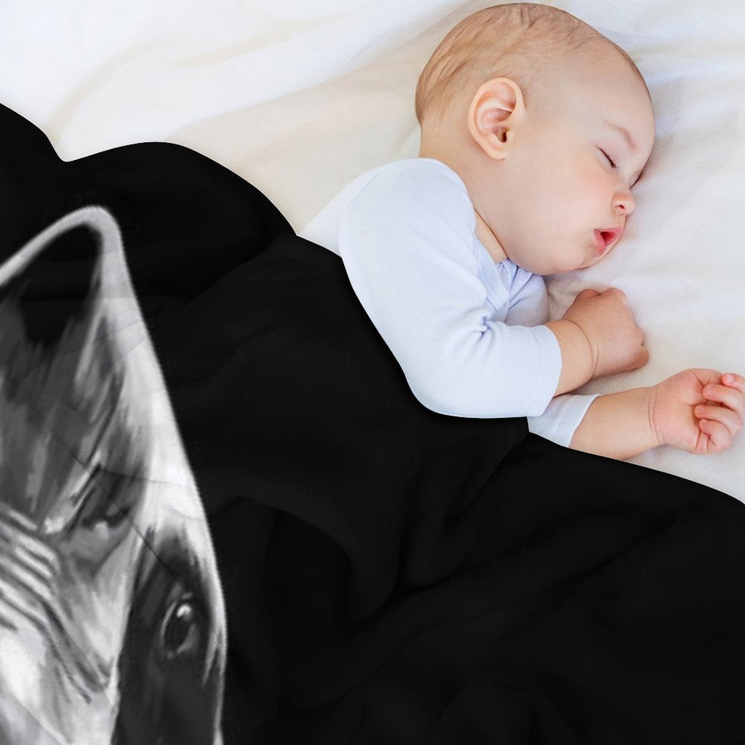 Great White Shark Premium Throw Blanket