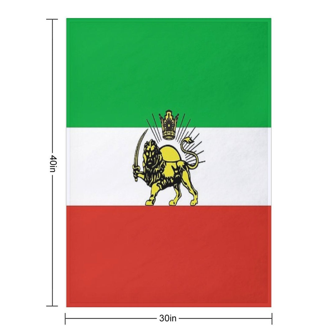 Flag of Persia  Iran (Pahlavi) Comfort Throw Blanket