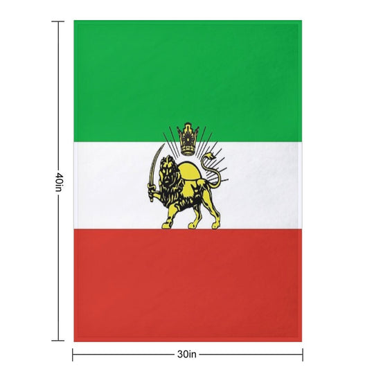 Flag of Persia  Iran (Pahlavi) Comfort Throw Blanket