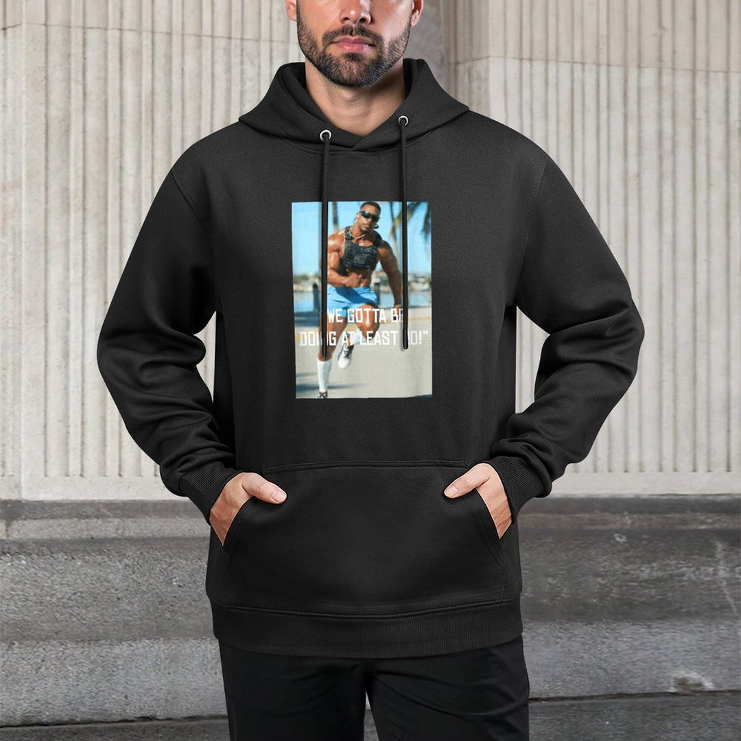 Ashton Hall Meme Cotton-Polyester Blend Hoodie