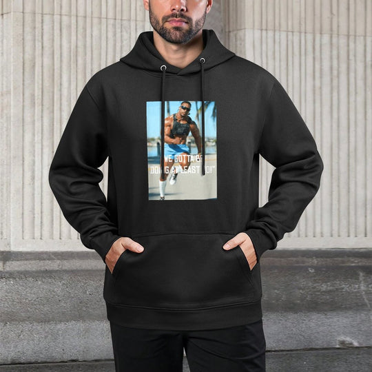 Ashton Hall Meme Cotton-Polyester Blend Hoodie