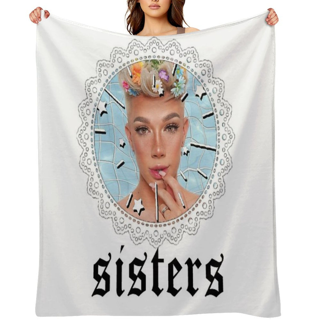 James Charles Sisters Durable Throw Blanket