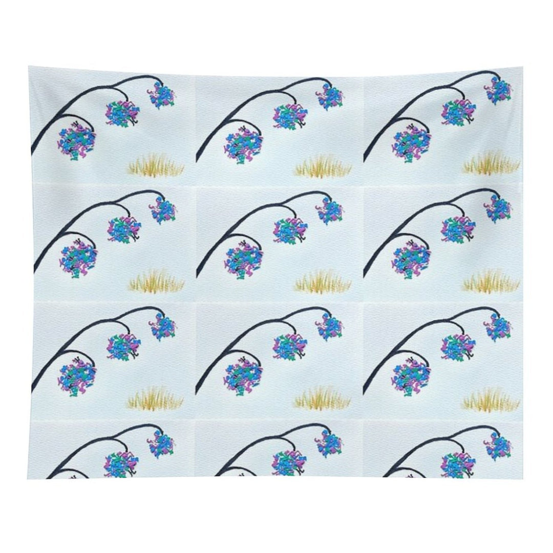 Letter Flower Tapestry