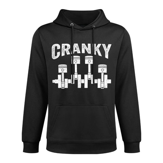 Cranky Car Engine Crankshaft Cars Lover Mechanics Father Day Moisture-Wicking Hoodie
