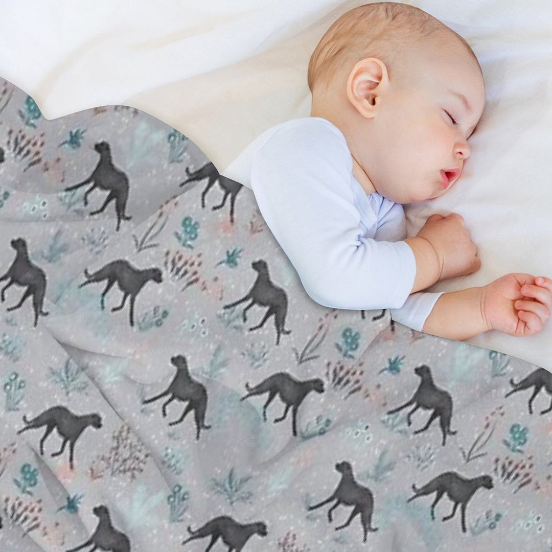 Irish Wolfhound Compact Throw Blanket