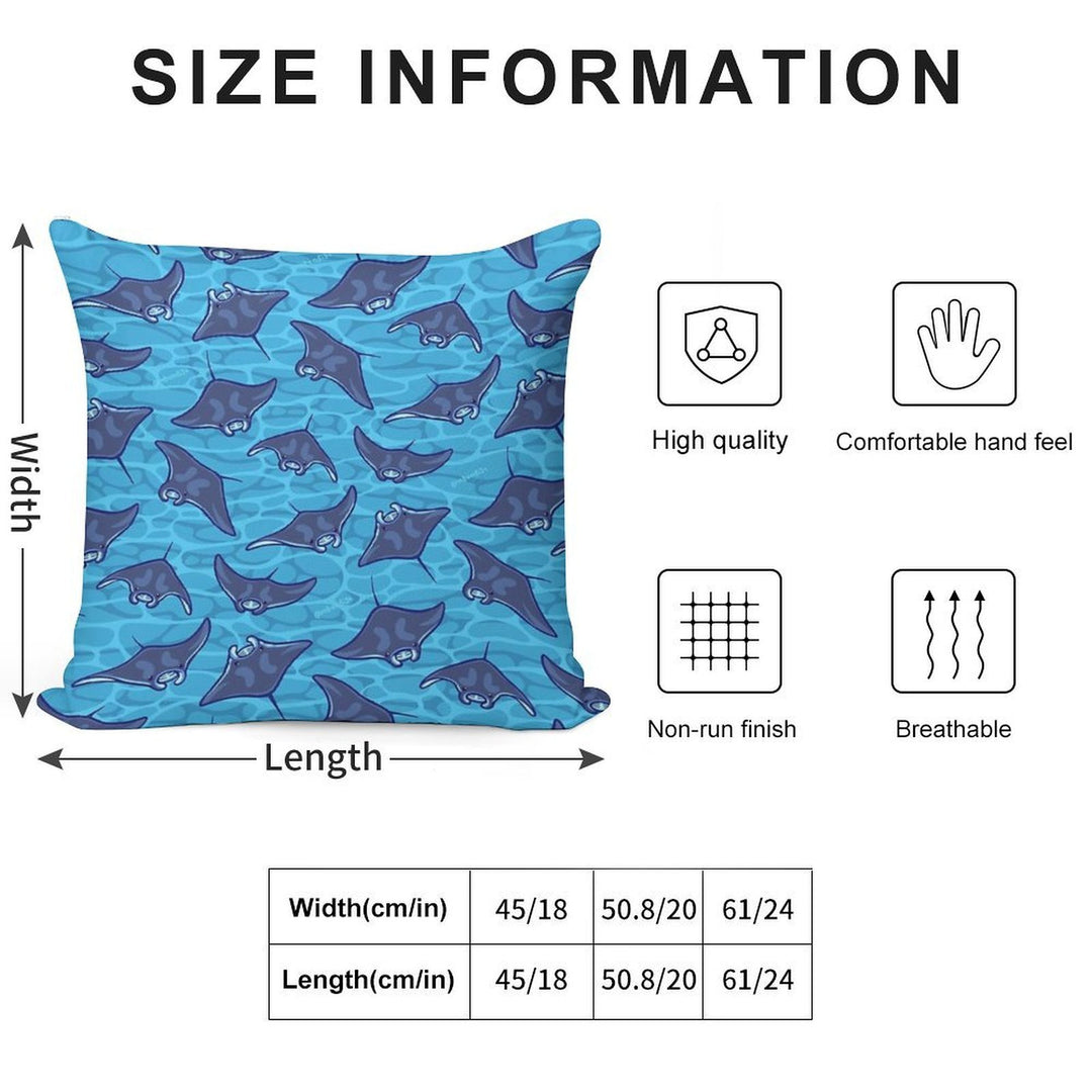 Manta Soft Skin-Friendly Throw Pillow