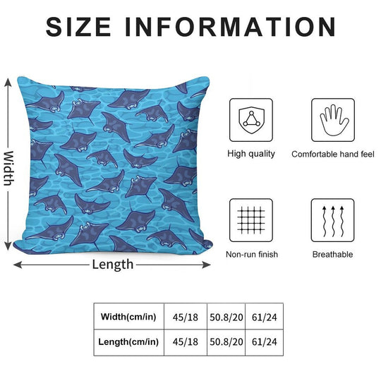 Manta Soft Skin-Friendly Throw Pillow
