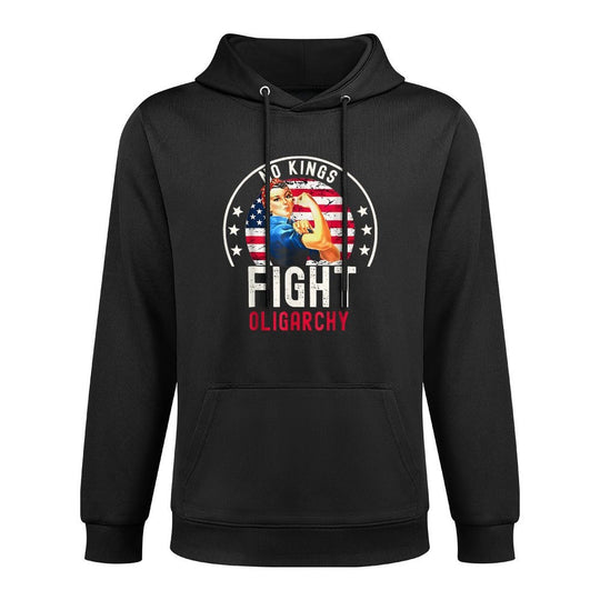 Vintage No Kings Fight Oligarchy Womans Girl America Layering Staple Hoodie