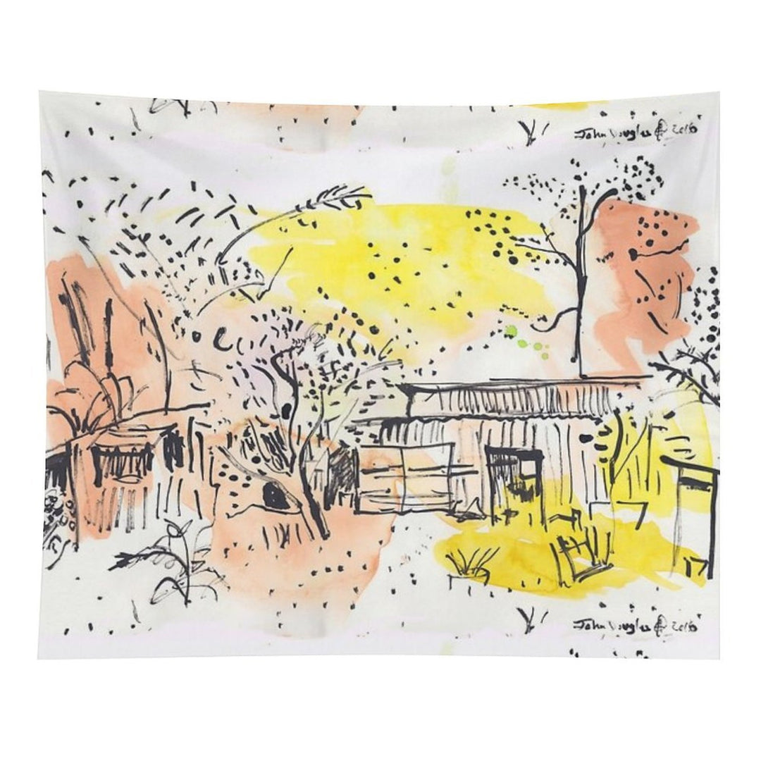 The Old Shed Out The Back Tapestry