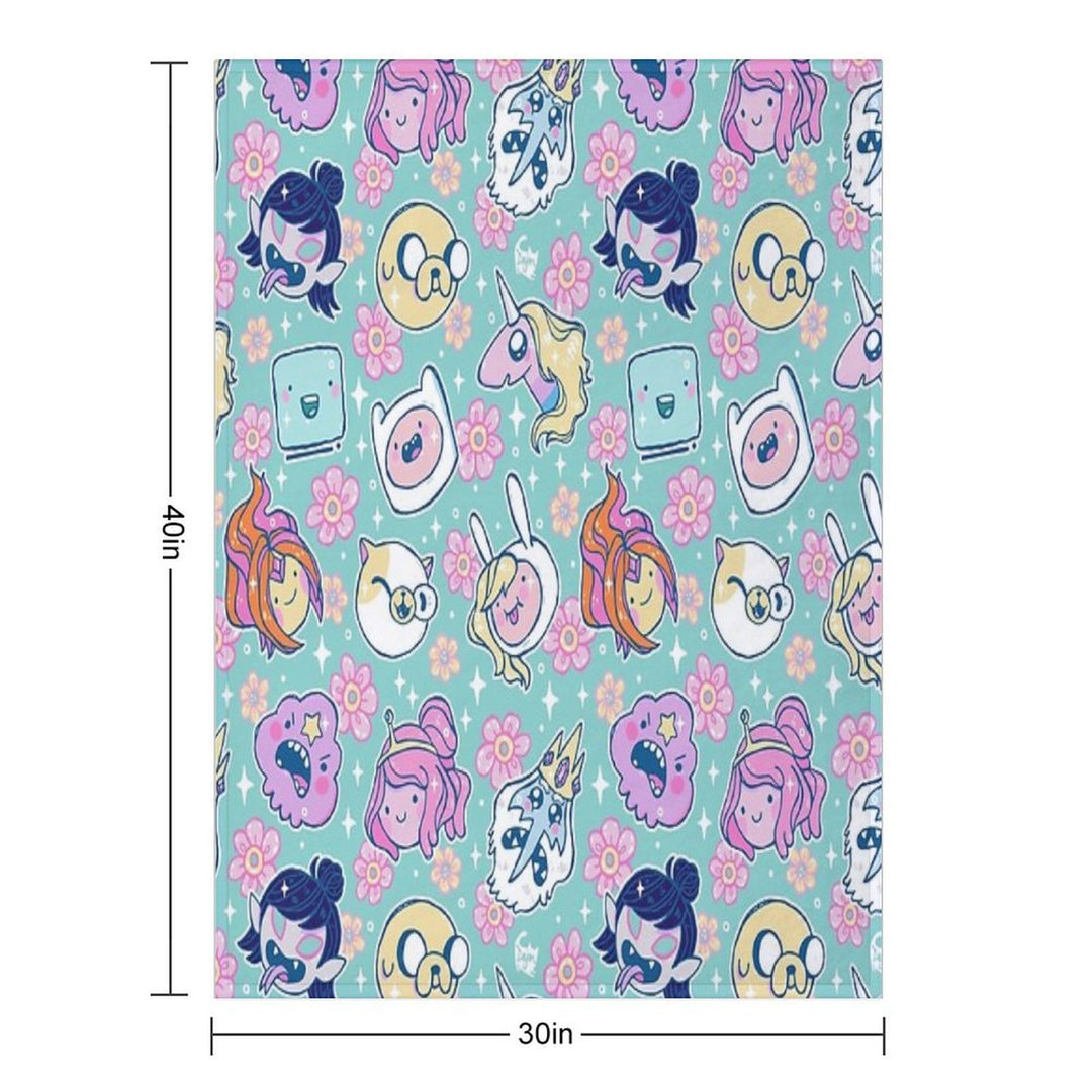 Adventure Time Friends 1 - REMASTERED - Versatility Throw Blanket