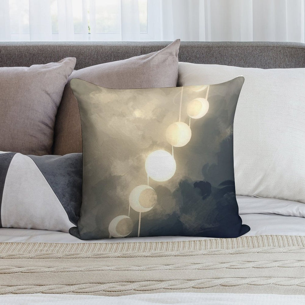 Phases Soft Decorative Cover Throw Pillow
