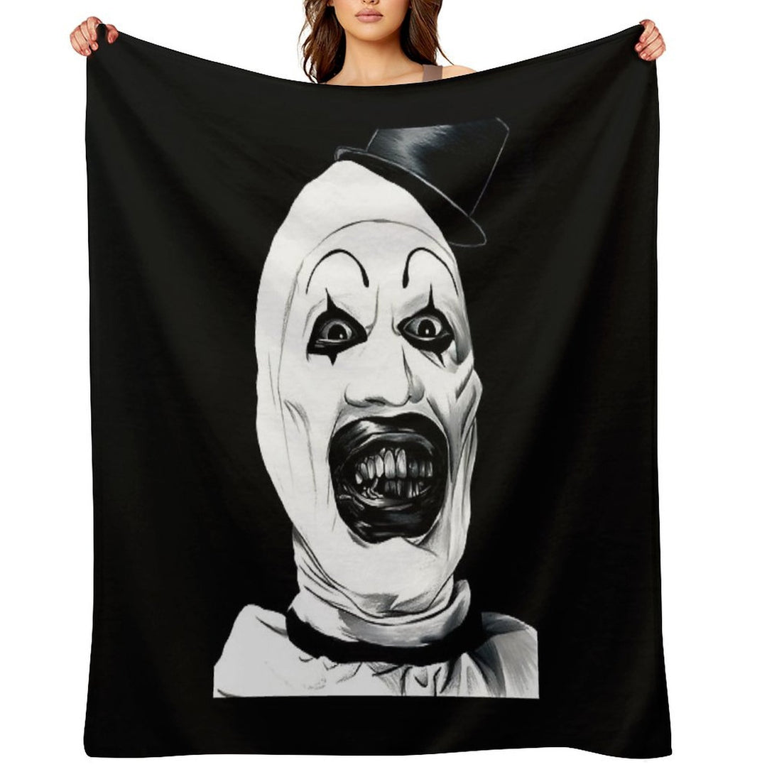 Art The Clown Terrifier  Classic Sustainable Throw Blanket