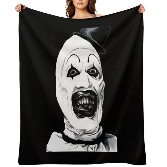 Art The Clown Terrifier  Classic Sustainable Throw Blanket