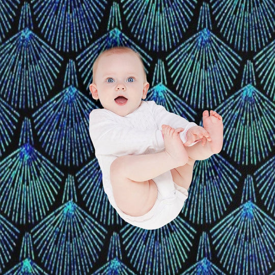 Peacock Multi-functional Throw Blanket