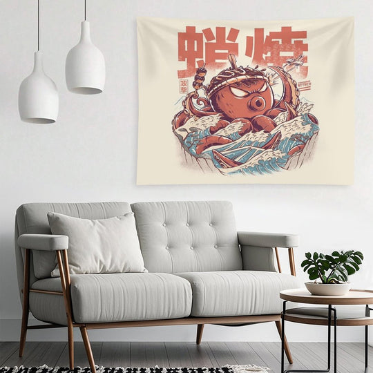 Takoyaki Attack Tapestry