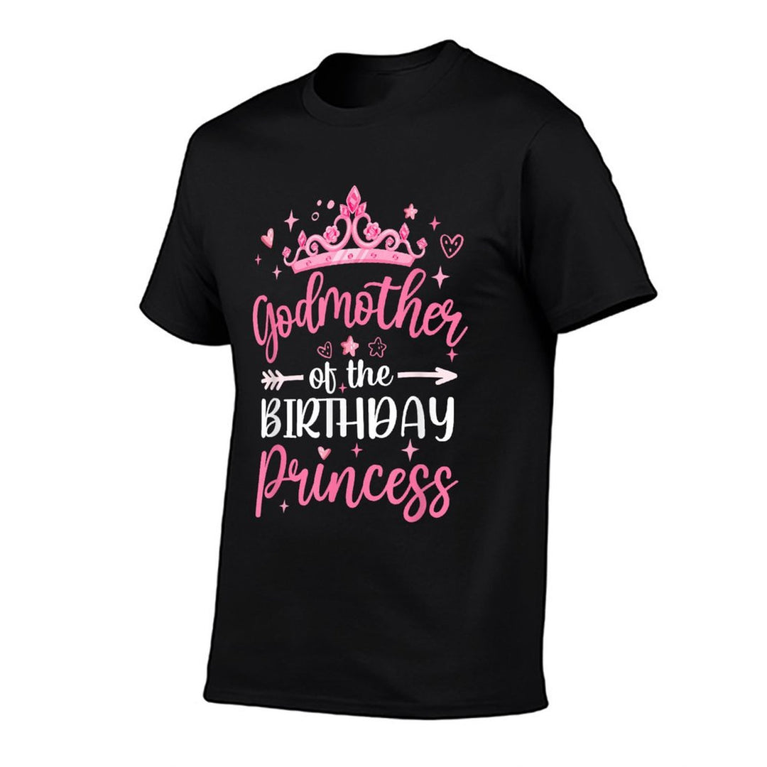 Godmother Of The Birthday Princess Birthday Girl Kid Family  Slim-fit Cut T-Shirt