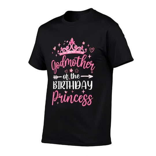 Godmother Of The Birthday Princess Birthday Girl Kid Family  Slim-fit Cut T-Shirt