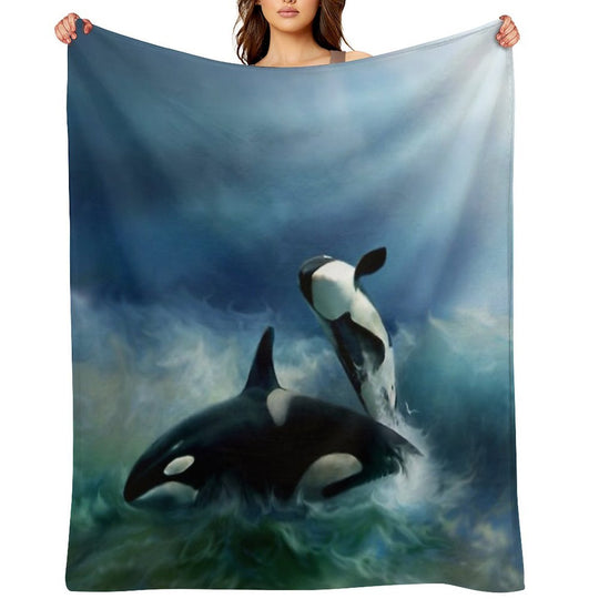 Orca Durable Throw Blanket