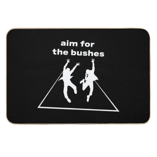 The Other Guys Aim for The Bushes  Rapid-Drying Bath Mat