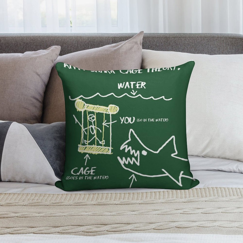 Farewell And Adieu... Soft Short Plush Fabric Throw Pillow