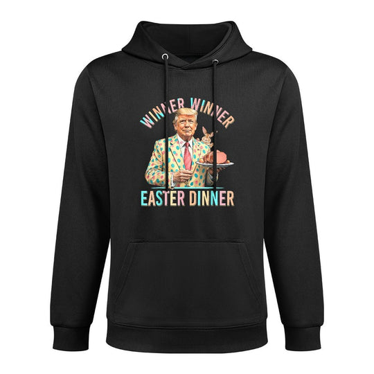 Winner Winner Easter Dinner President Trump Happy Easter Day Relaxed Fit Hoodie