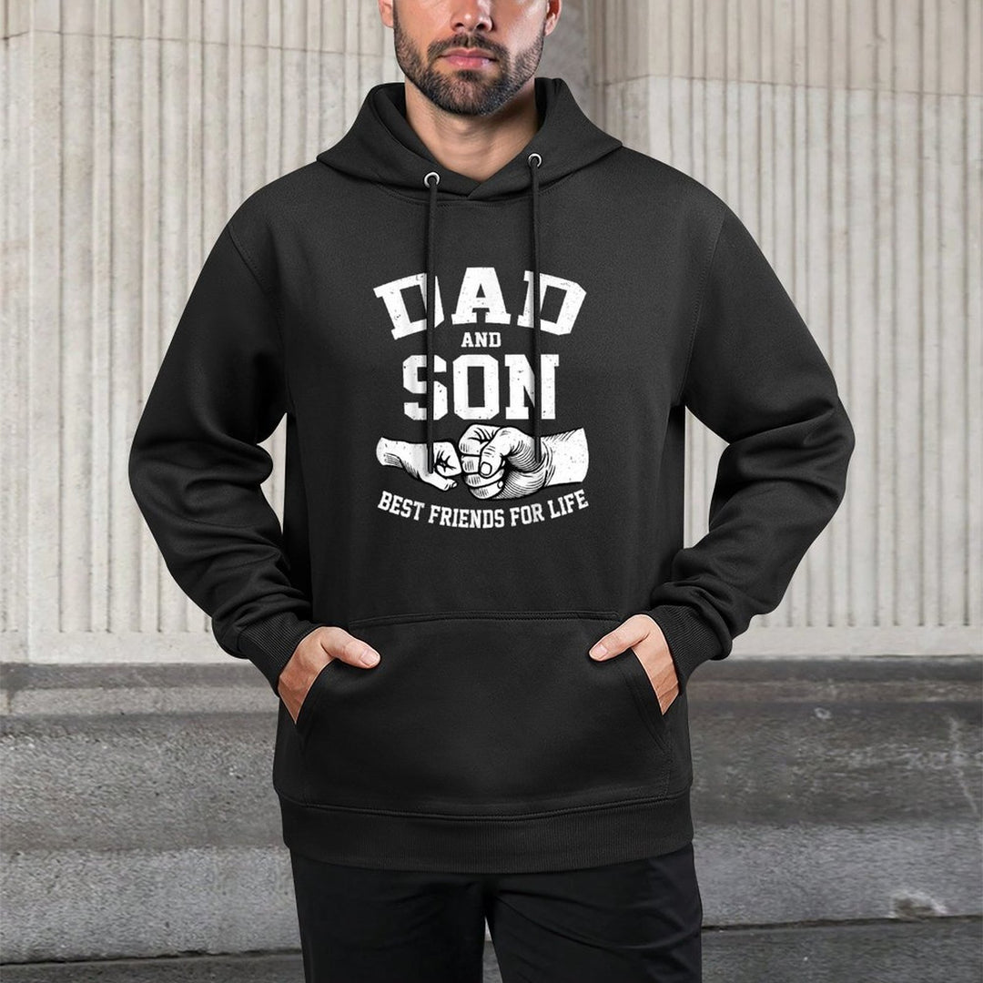 Dad And Son Best Friends for Life Fathers Day Dad And Son Versatile Streetwear Hoodie