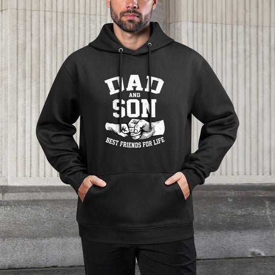 Dad And Son Best Friends for Life Fathers Day Dad And Son Versatile Streetwear Hoodie