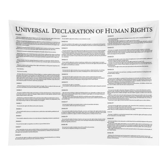 Universal Declaration of Human Rights Tapestry