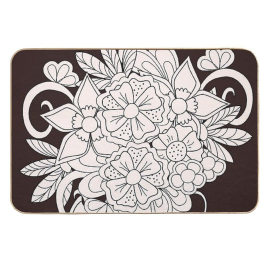 Bouquet with Love  Dirt-Trapping Bath Mat