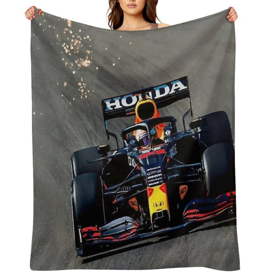 Max Verstappen Sparks  - F1 Comfort Throw Blanket