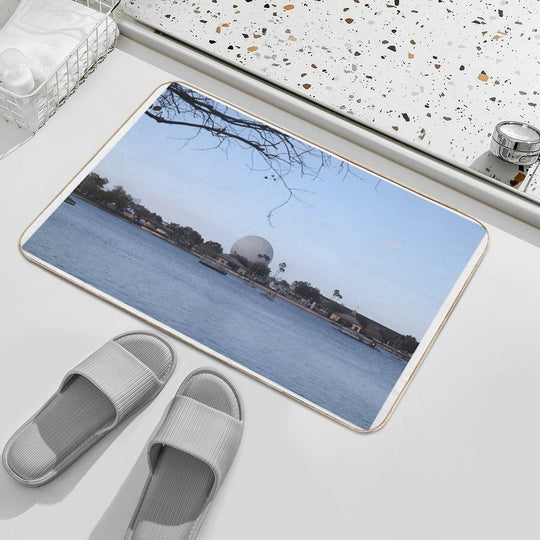 Epcot World Showcase Lagoon  Dirt-Trapping Bath Mat