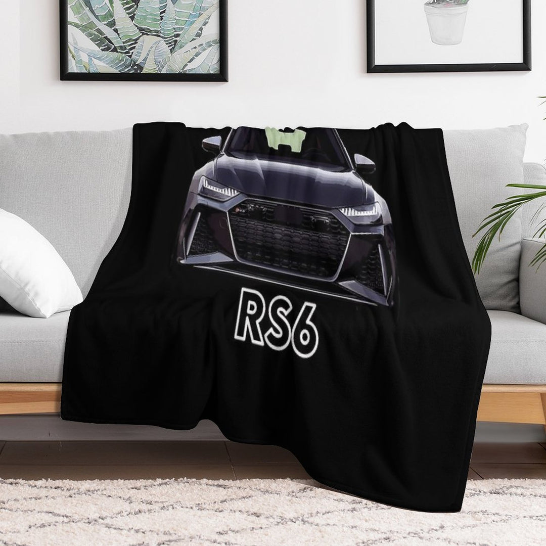 2020 Audi RS6 Shrink-resistant Throw Blanket
