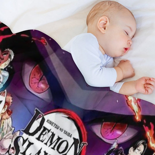 Demon Poster Durable Throw Blanket