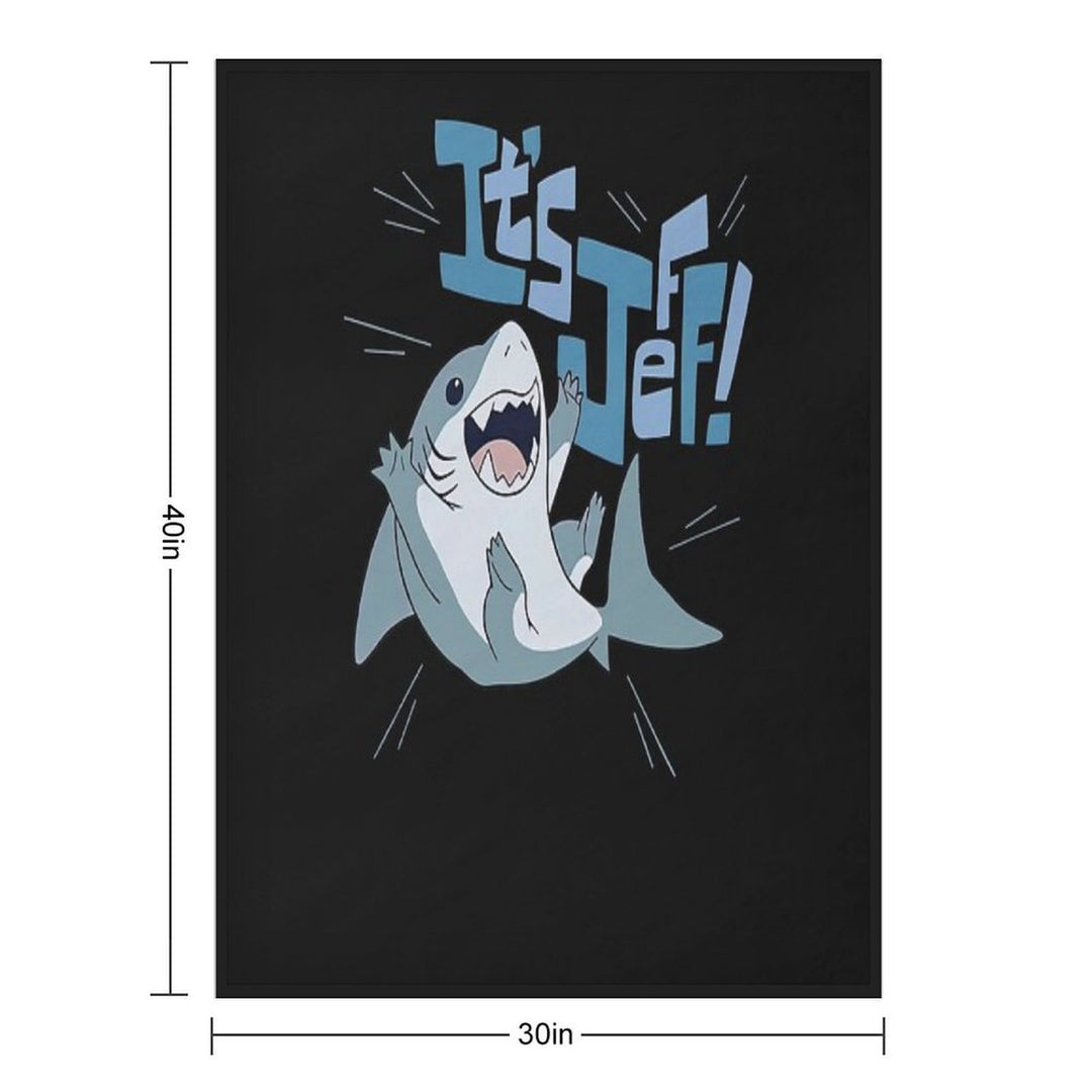 It’s Jeff The Landshark Compact Throw Blanket